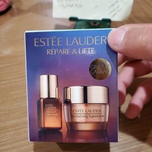 ESTEE LAUDER REPAIR+LIFT SET~ADVANCE NIGHT REPAIR 7ML+REVITALIZING SUPREME 15ML